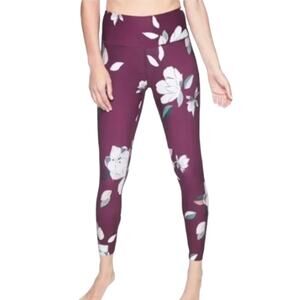 Athleta Leggings Floral Elation Purple Women's Size Small